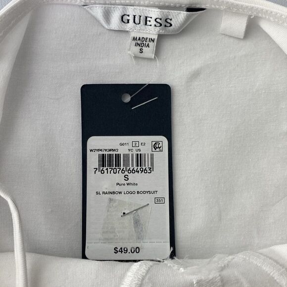 NWT Guess SL Rainbow Logo Bodysuit - Picture 4 of 6